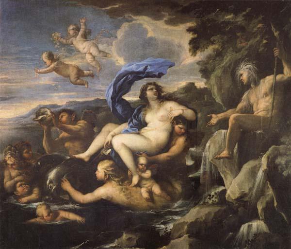 Luca Giordano he Triumph of Galatea,with Acis Transformed into a Spring